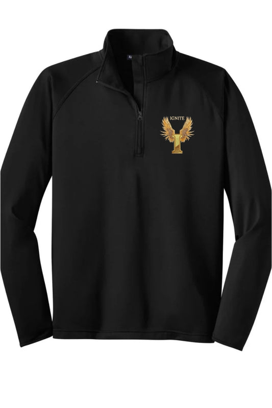 Team Ignite Women's Sport-Wick Stretch 1/2 Zip Embroidered Pullover