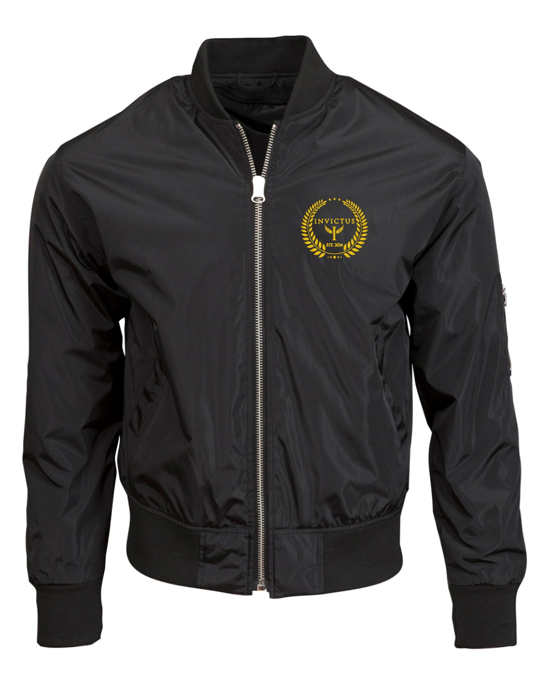 Invictus Embroidered Unisex Bomber Embroidered Jacket