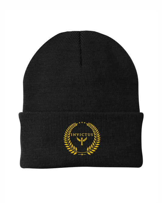 Invictus Embroidered Beanie