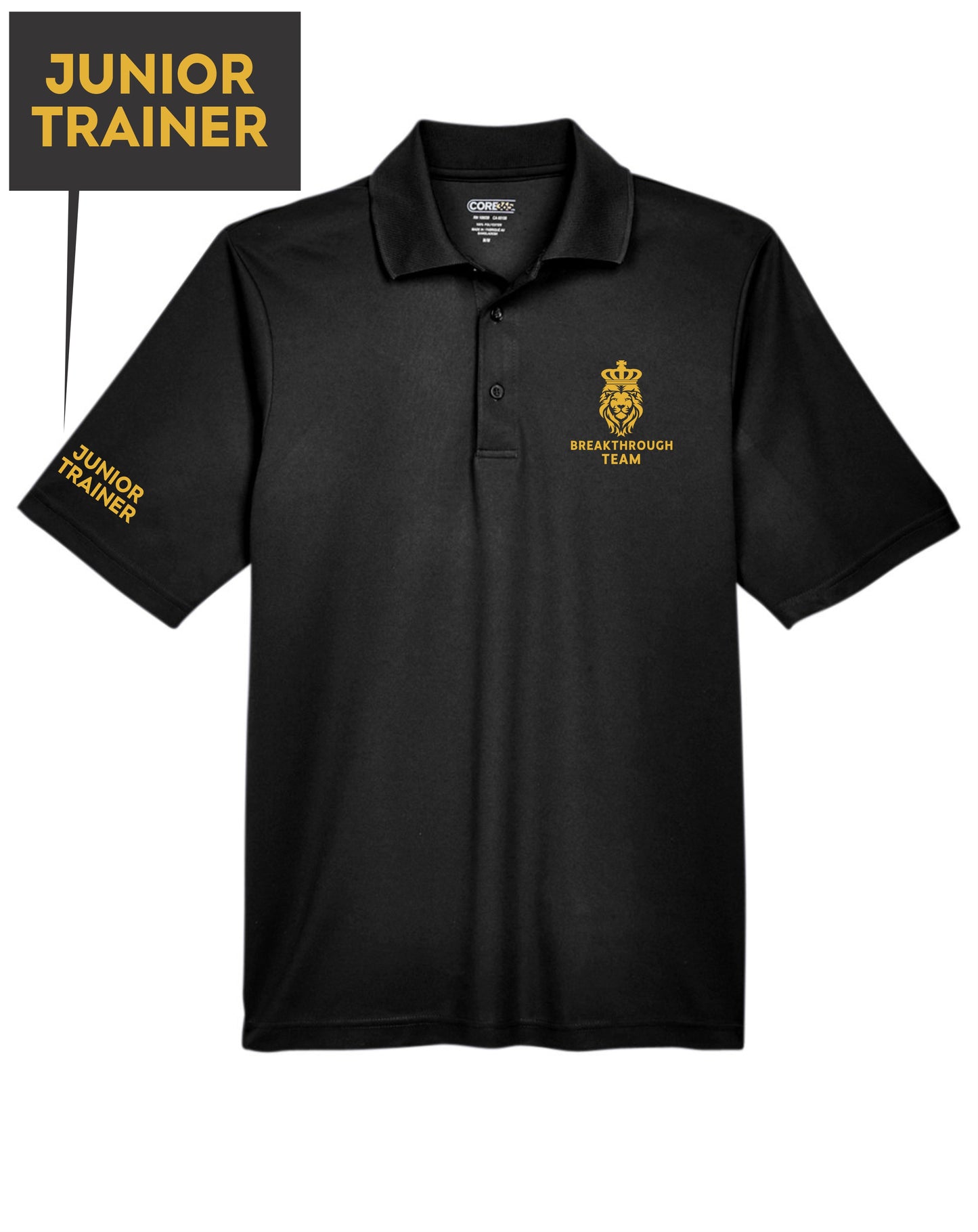 Men's Breakthrough Embroidered JUNIOR TRAINER Polo