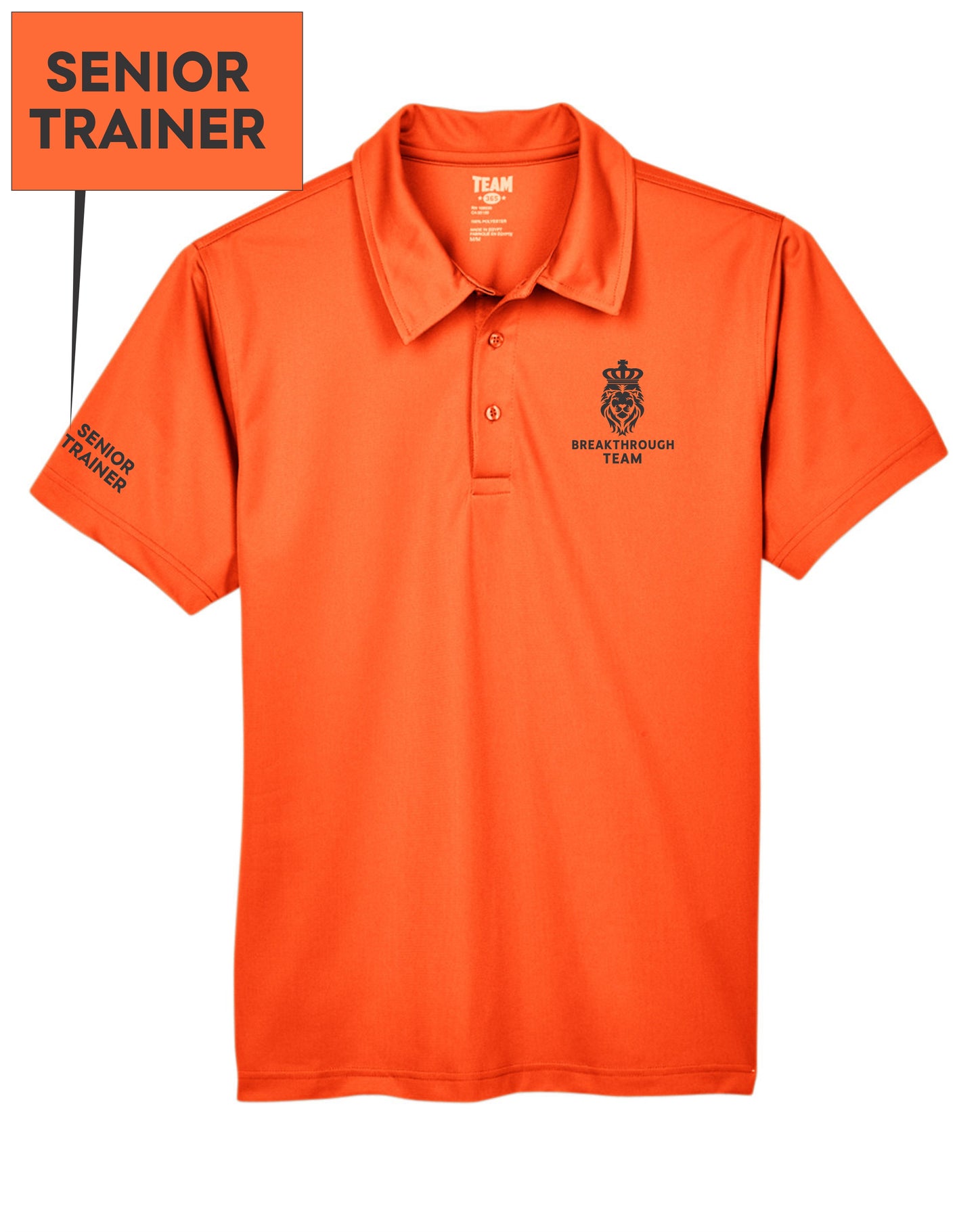 Men's Breakthrough Embroidered SENIOR TRAINER Polo