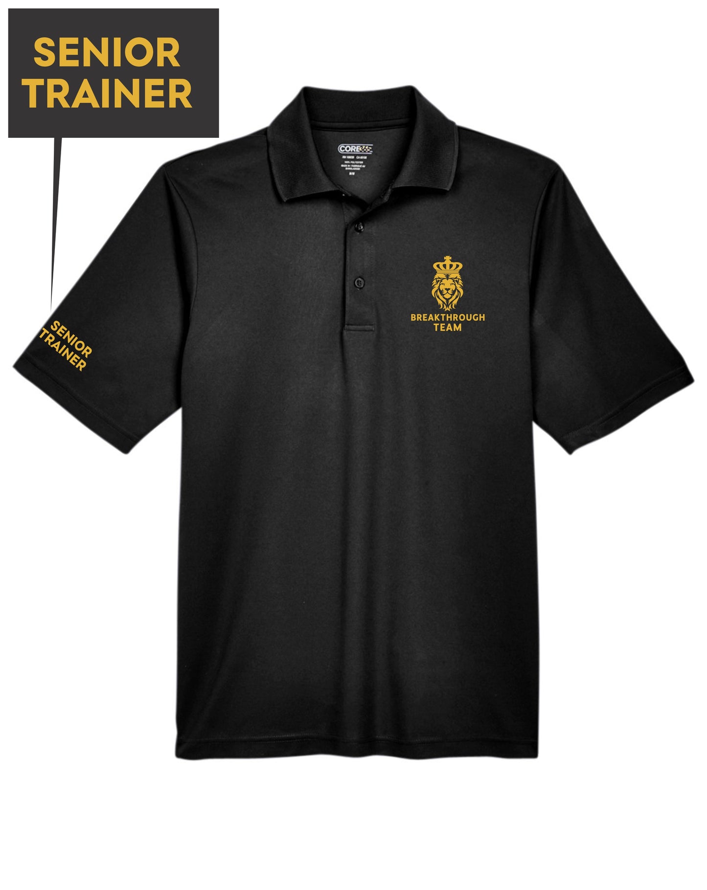 Men's Breakthrough Embroidered SENIOR TRAINER Polo