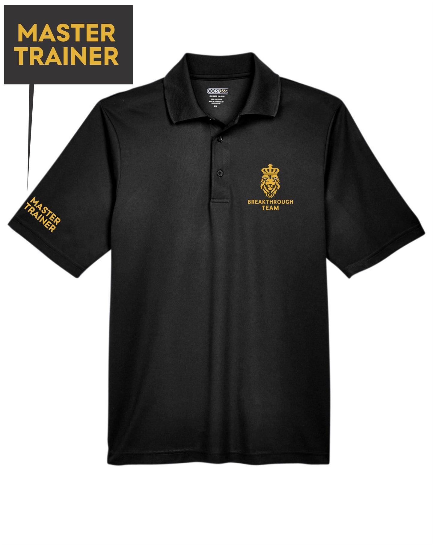 Men's Breakthrough Embroidered MASTER TRAINER Polo