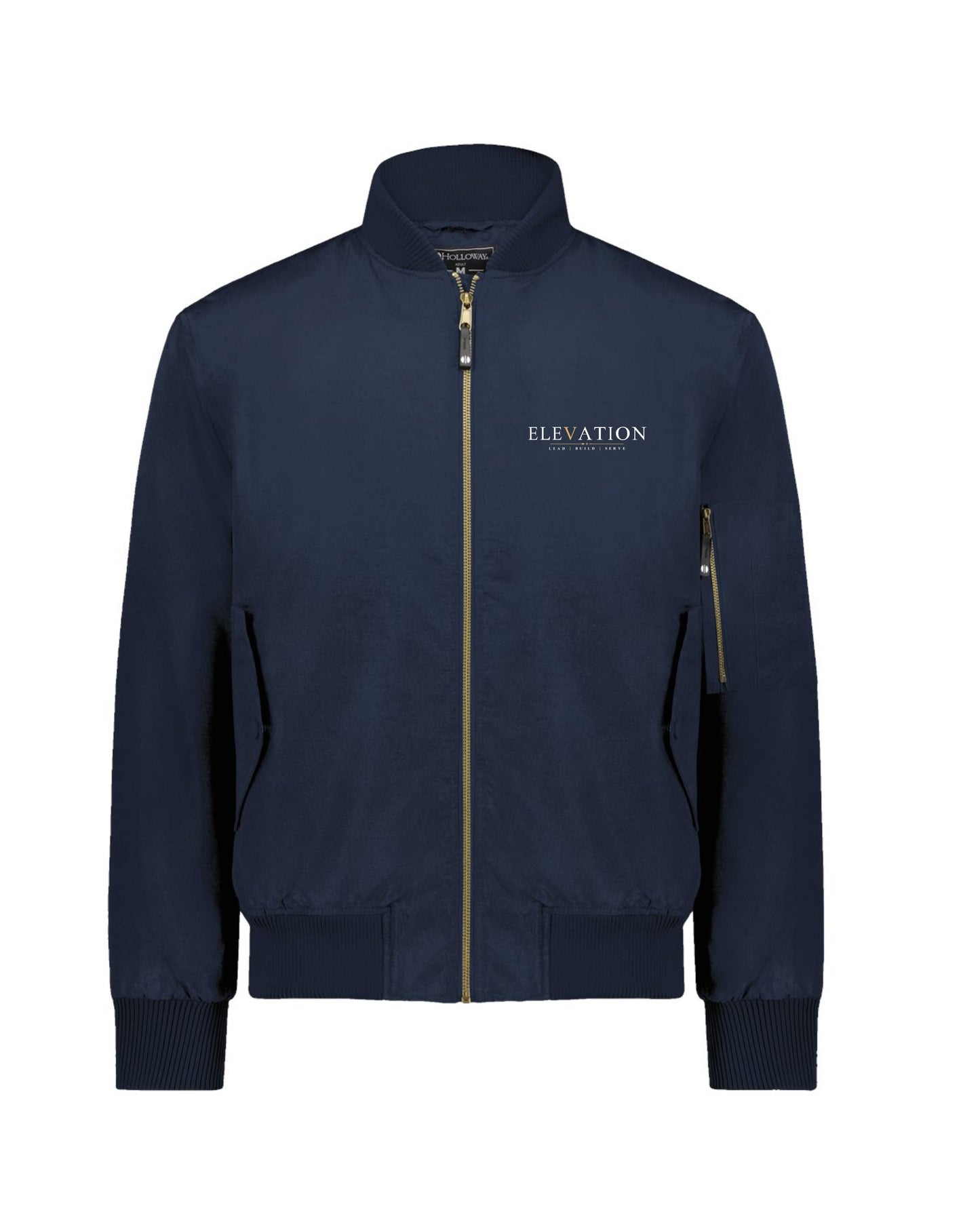 Elevation Unisex Bomber Embroidered Jacket