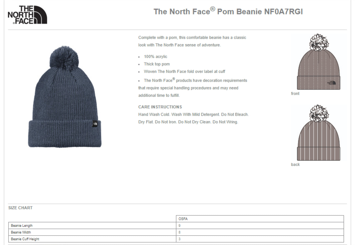 Focus The North Face® Pom Beanie