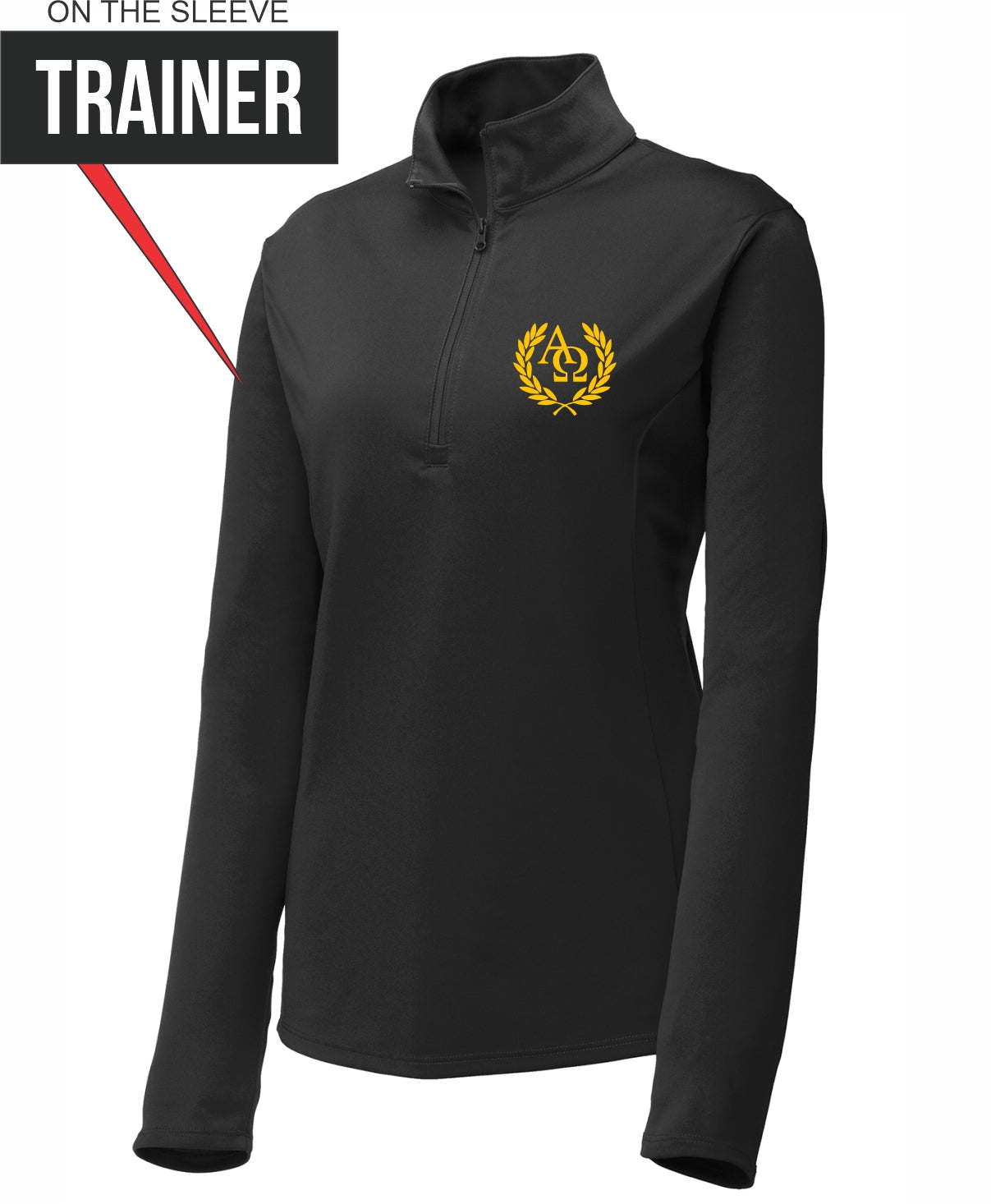 Ladies Alpha Omega TRAINER Lightweight 1/4-Zip Pullover