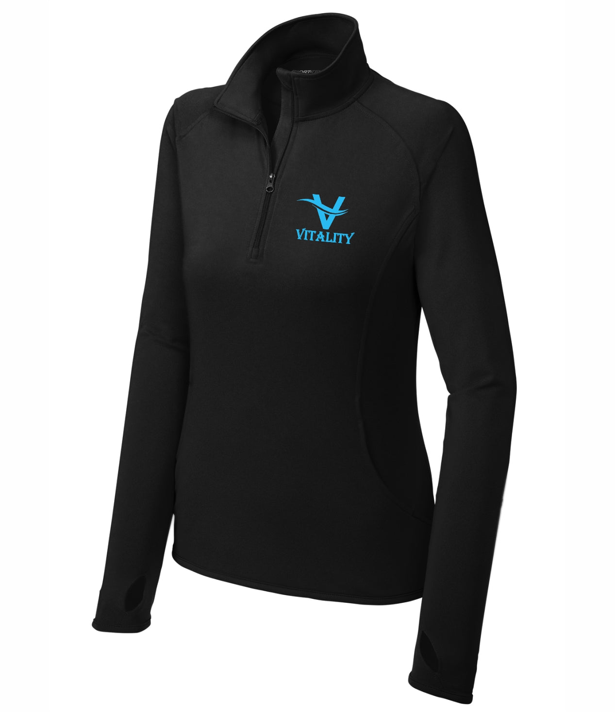 Ladies VITALITY Lightweight Printed 1/4 Zip