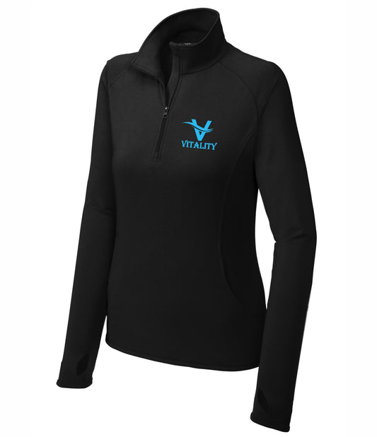 Ladies VITALITY Lightweight Printed 1/4 Zip