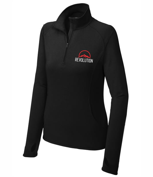 Ladies New Revolution Stretch 1/2-Zip Pullover