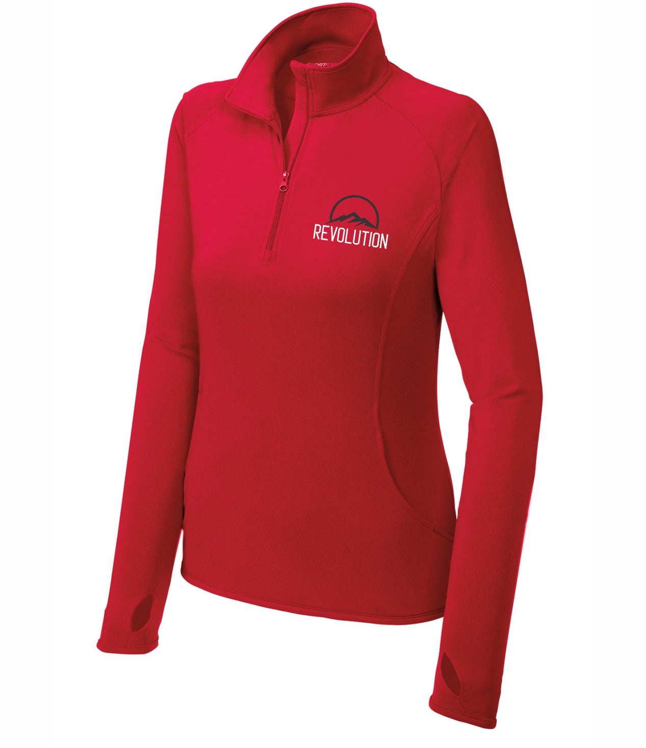 Ladies New Revolution Stretch 1/2-Zip Pullover