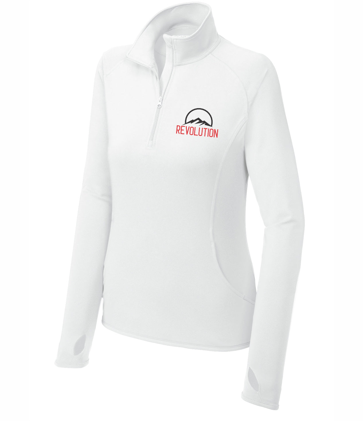 Ladies New Revolution Stretch 1/2-Zip Pullover