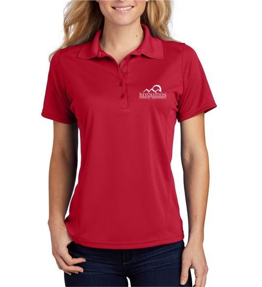 Ladies Revolution Performance Embroidered Polo