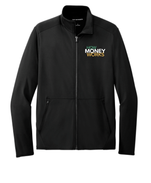 Men's 'How Money Works' Stretch Fleece Full Zip