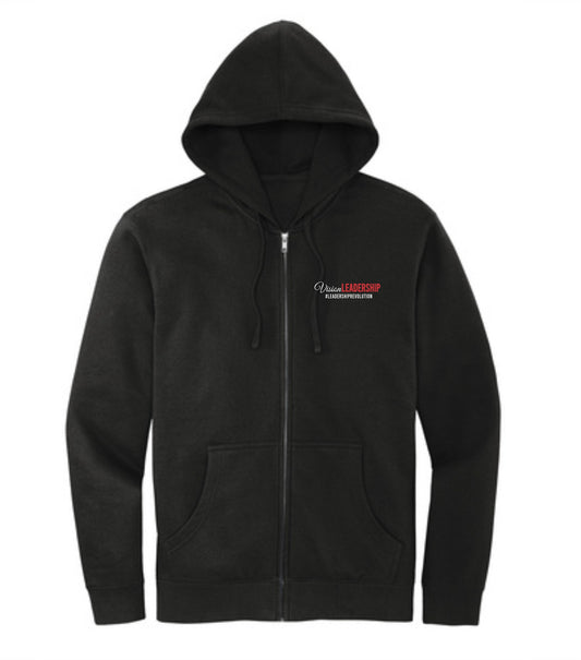 Vision Leadership Fleece Full-Zip Embroidered Hoodie